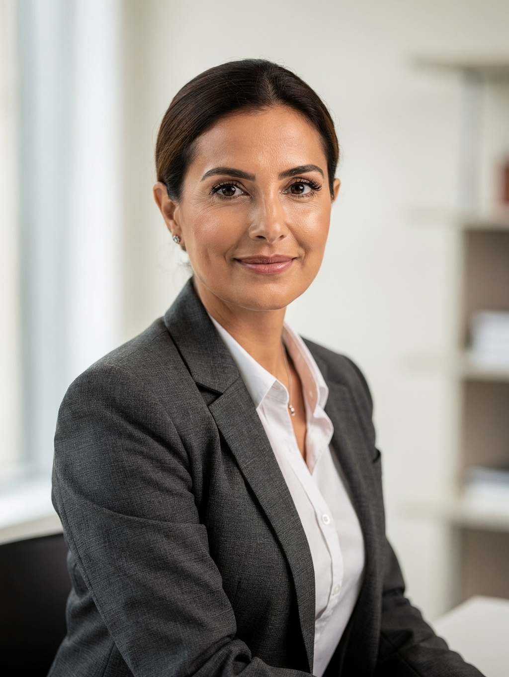 Portrait of Elena Rossi, CFO